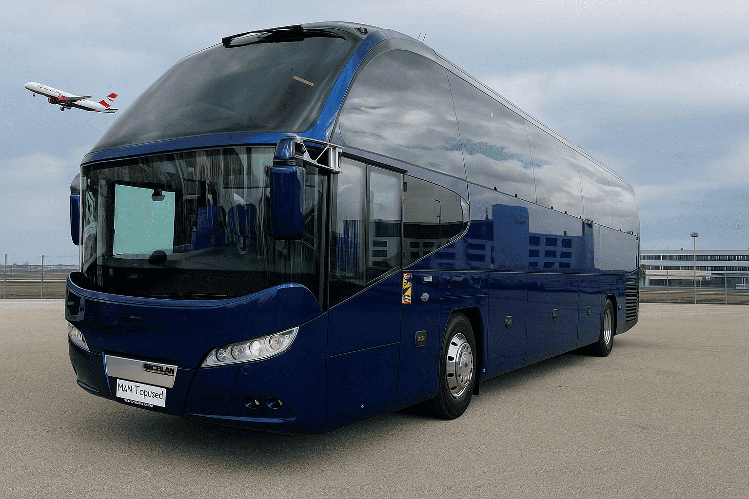 Vienna airport to city Roundtrip for 50 seats bus