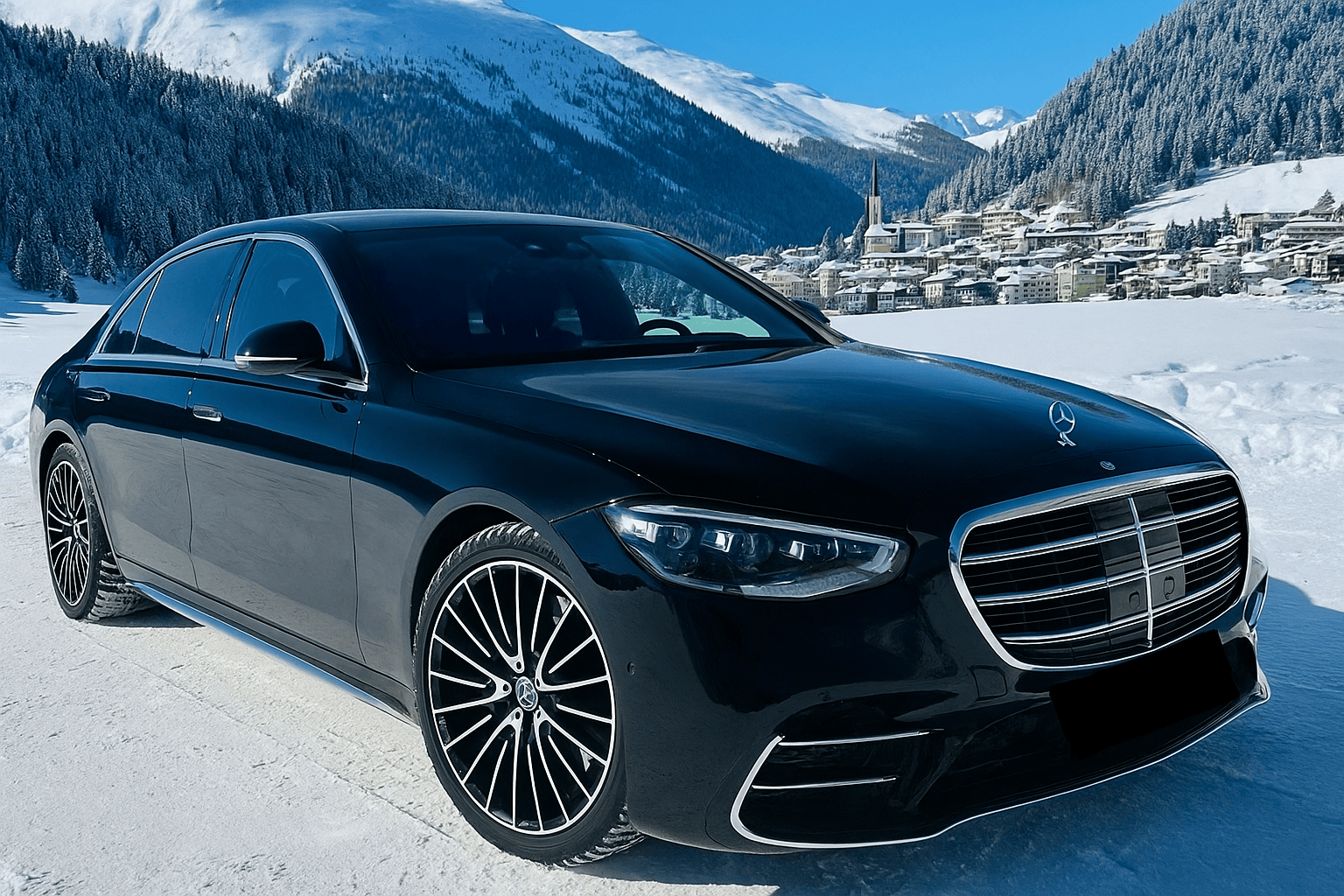 Davos 2026 Full Transportation Service Package for Mercedes S Class