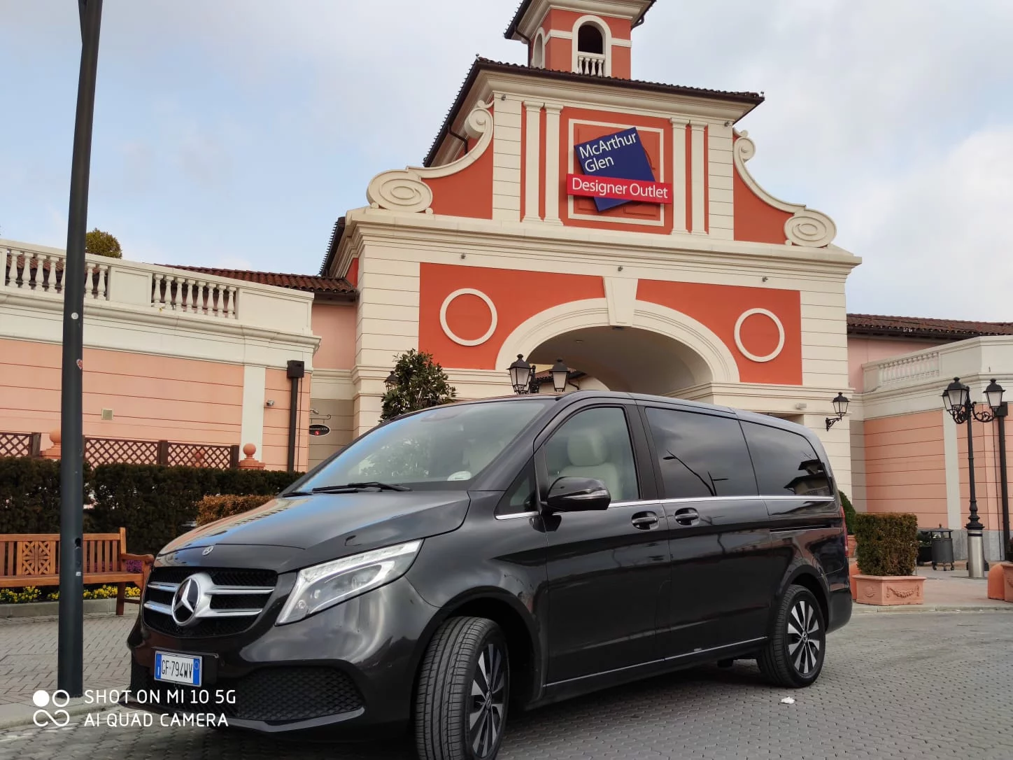Milan Fashion Week in a Mercedes V-Class Package